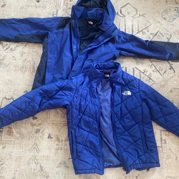 The North Face Other - The Northface double blue Jackets( for aound 5ft tall/2.4ft chest)